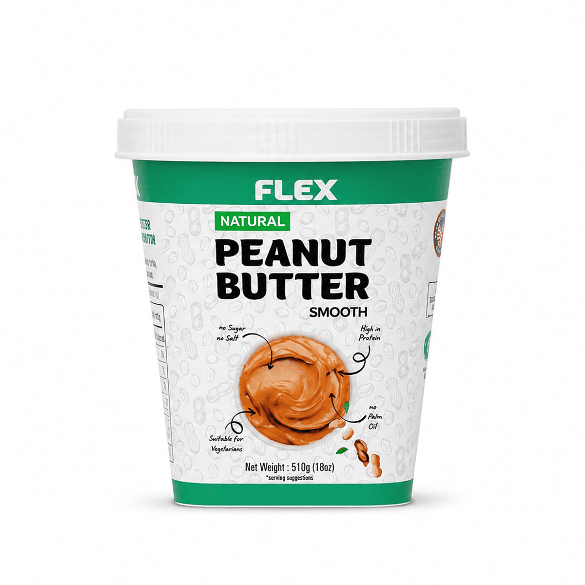 FLEX Natural Smooth Peanut Butter